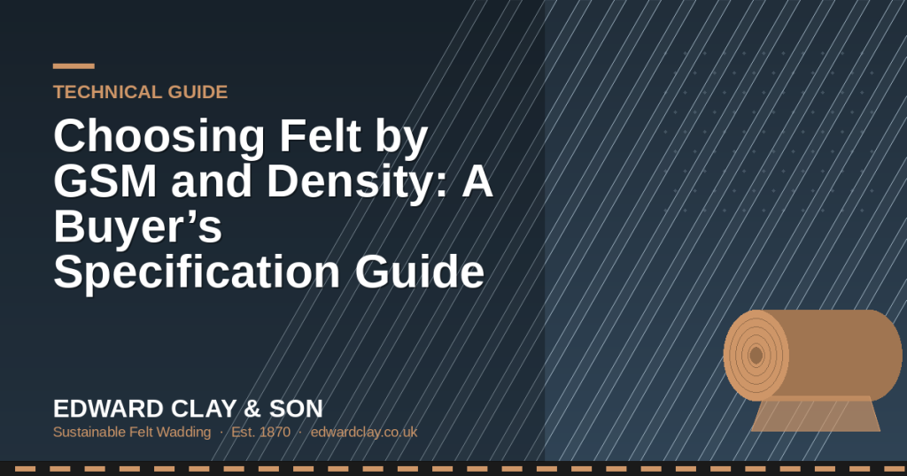 Choosing Felt by GSM and Density: A Buyer’s Specification Guide