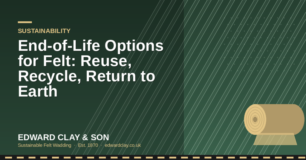 End-of-Life Options for Felt: Reuse, Recycle, Return to Earth