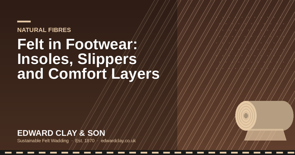 Felt in Footwear: Insoles, Slippers and Comfort Layers