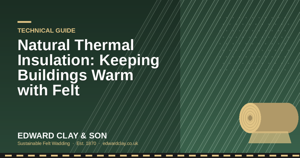 Natural Thermal Insulation: Keeping Buildings Warm with Felt