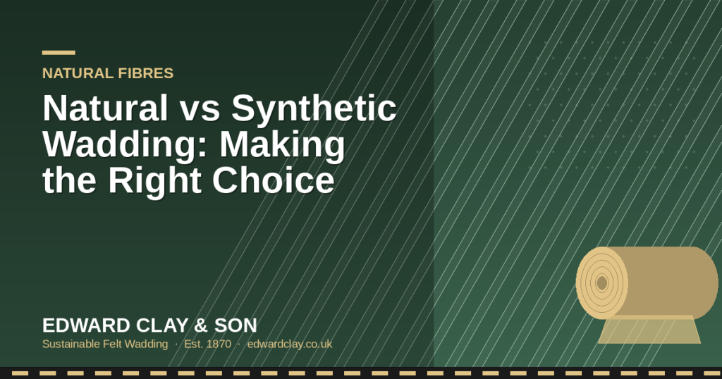 Natural vs Synthetic Wadding: Making the Right Choice